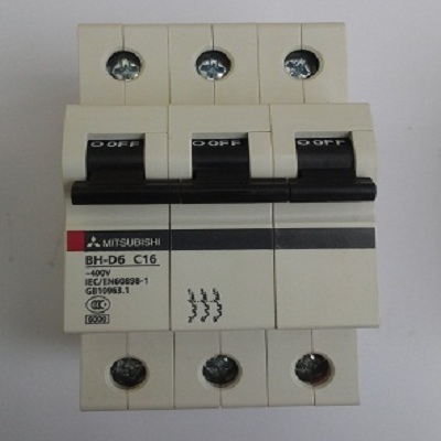 MCB Mitsubishi 3P 20A 6kA, BH-D63P20A